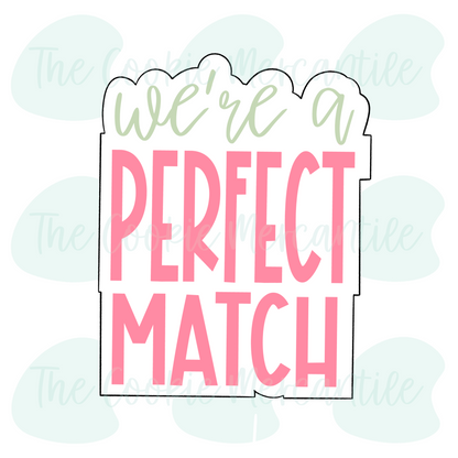 We're a PERFECT MATCH [pickleball girly racket] 2026- Cookie Cutter