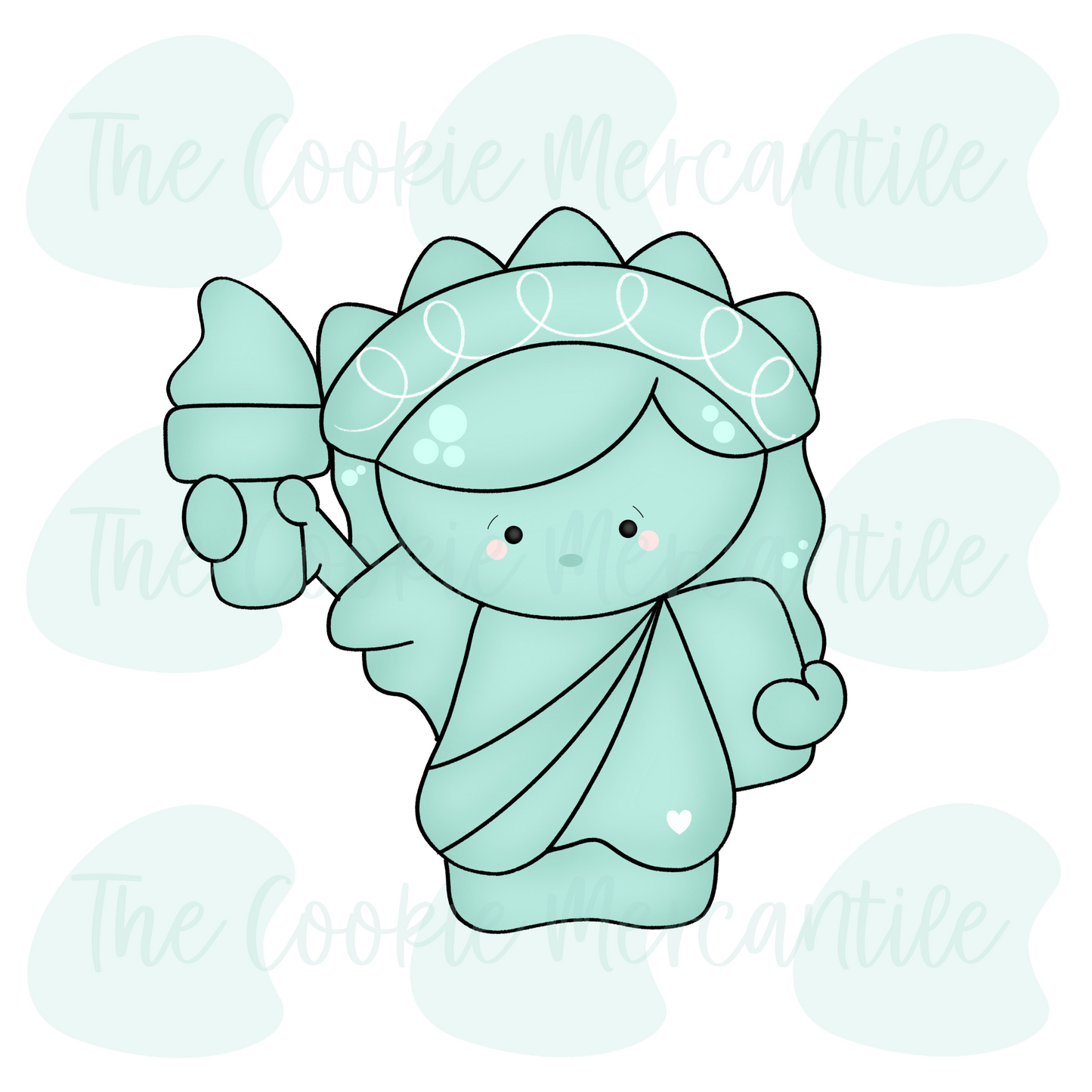 4th of July Hotdog & Lady Liberty 2 Piece Set - Cookie Cutter