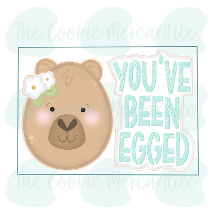 Capybara - You've been egged 2 Piece Set - Cookie Cutter