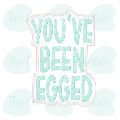 Chick- You've been egged 2 Piece Set - Cookie Cutter
