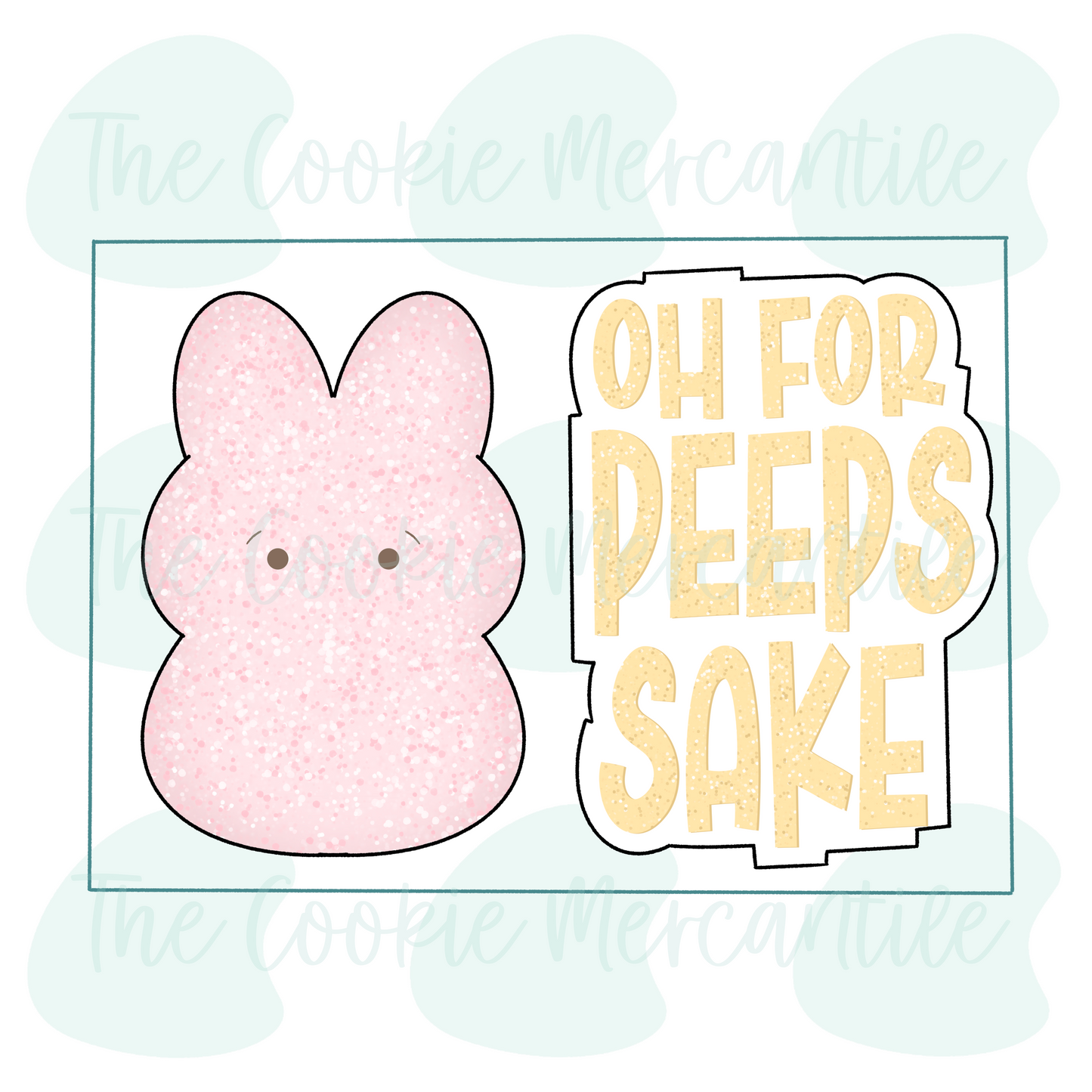 Oh, For Peeps Sake  2 Piece Set - Cookie Cutter