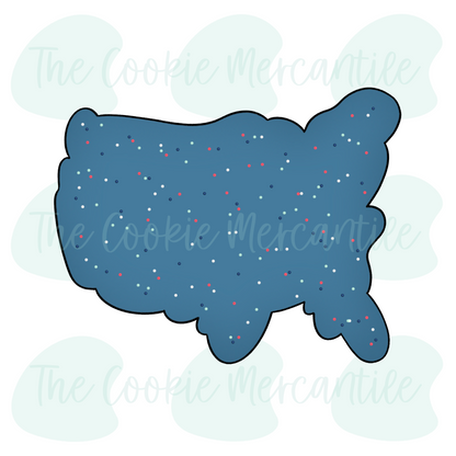 Frosted USA Set - Cookie Cutters