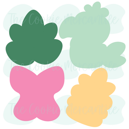 Tropical Tiki Set - Cookie Cutters