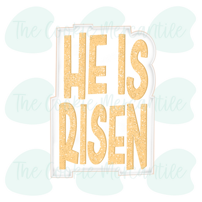 He is Risen  2 Piece Set - Cookie Cutter