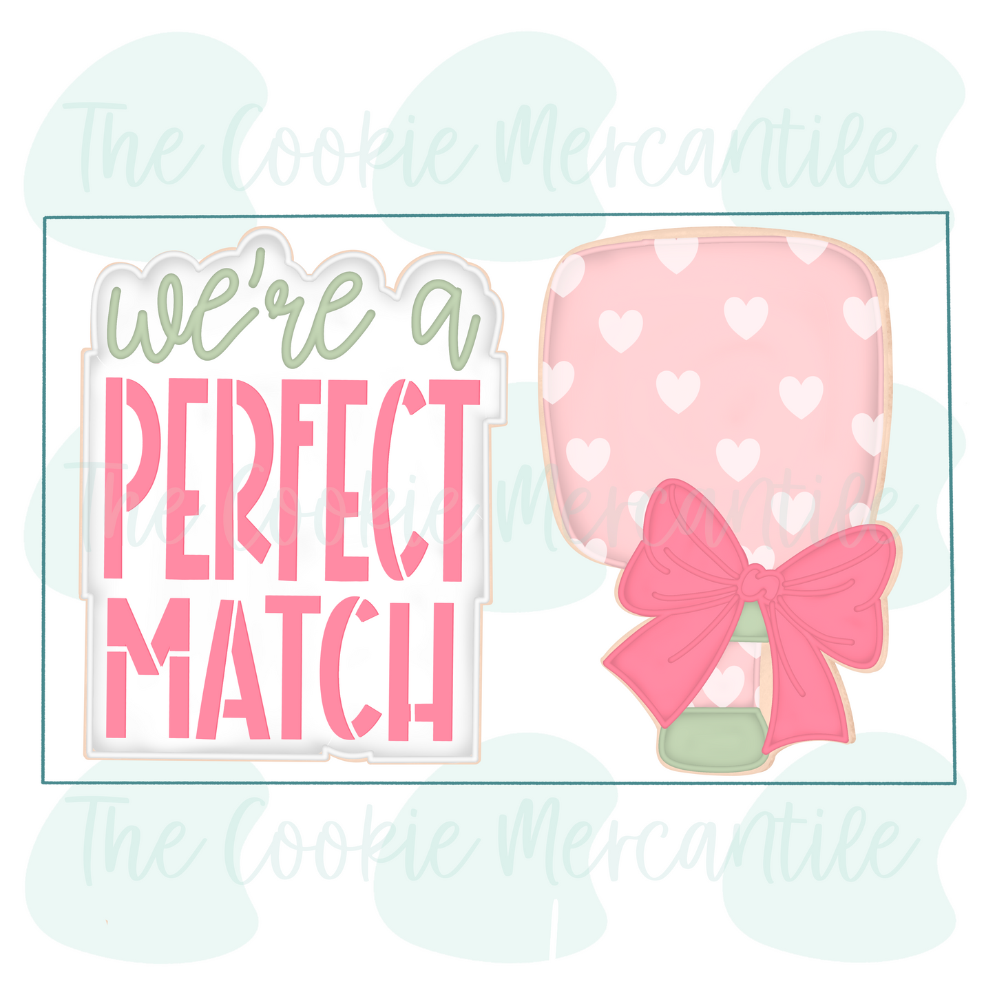 We're a PERFECT MATCH [pickleball girly racket] 2026- Cookie Cutter