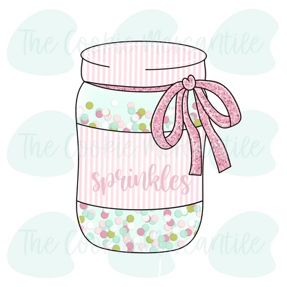 Sprinkled Cupcake & Coquette Sprinkled Jar [We go together like] - Cookie Cutter