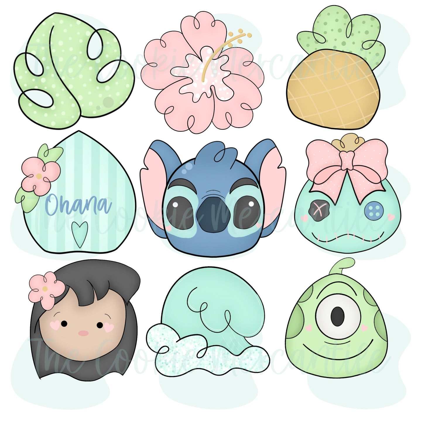Ohana Set - Cookie Cutters