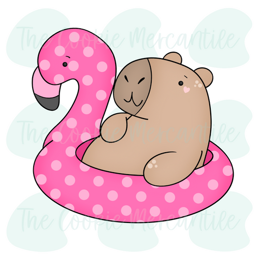 Capybara Flamingo - Cookie Cutter