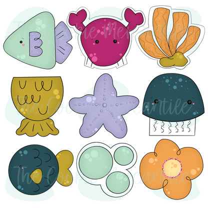 Modern Mermaid Set - Cookie Cutters