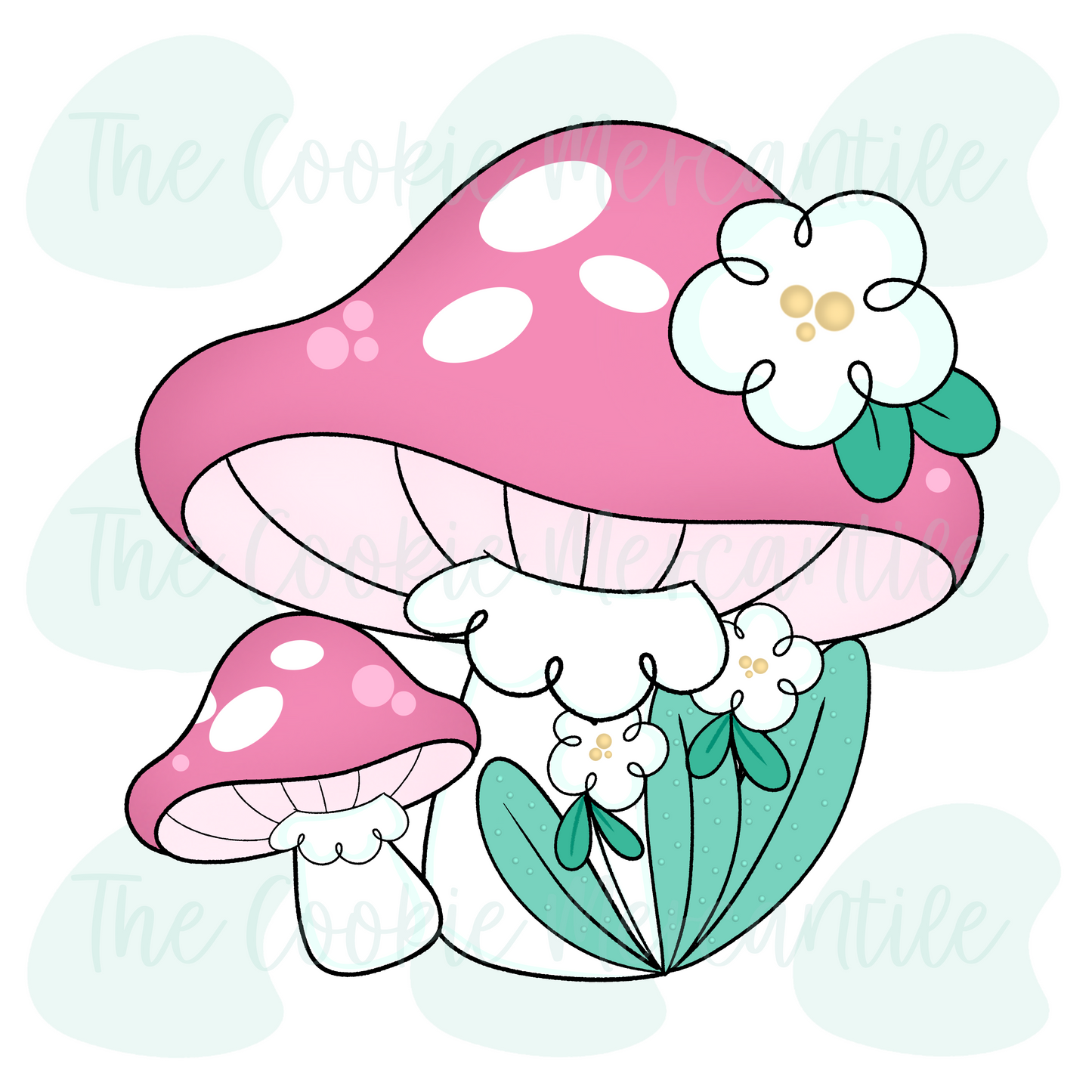 Forest Mushrooms - Cookie Cutter