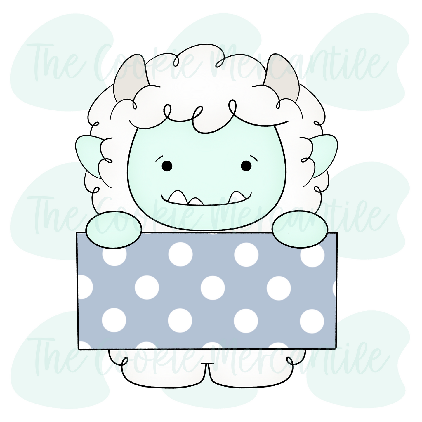 Yeti Plaque W/Feet 2025 - Cookie Cutter