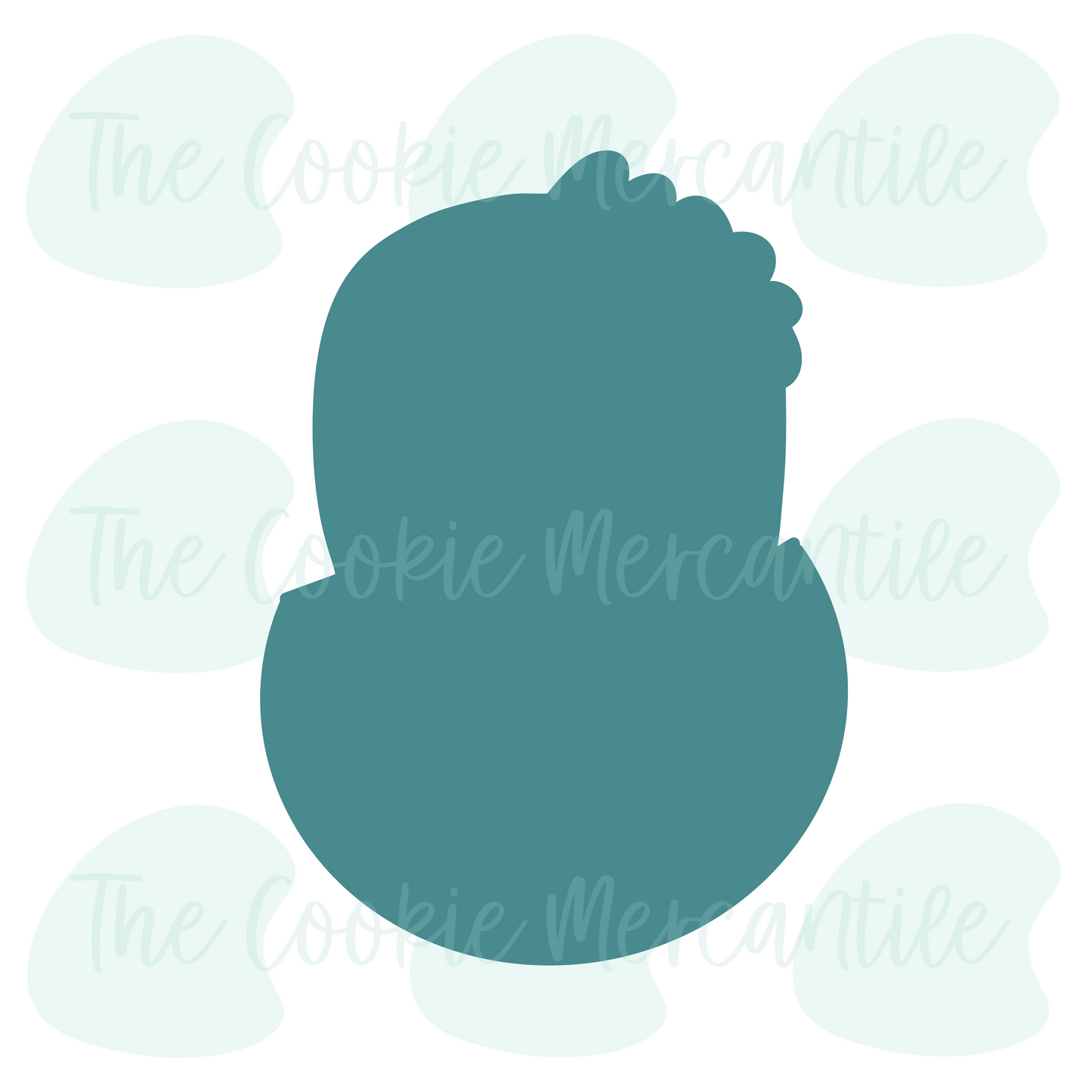 Floral Hatched Chick  - Cookie Cutter