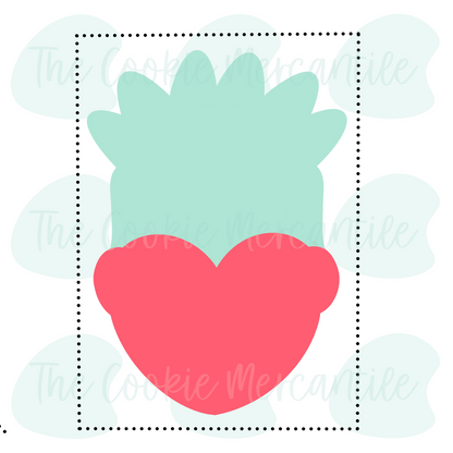 Lady Liberty Heart 2 Piece Set - Cookie Cutter