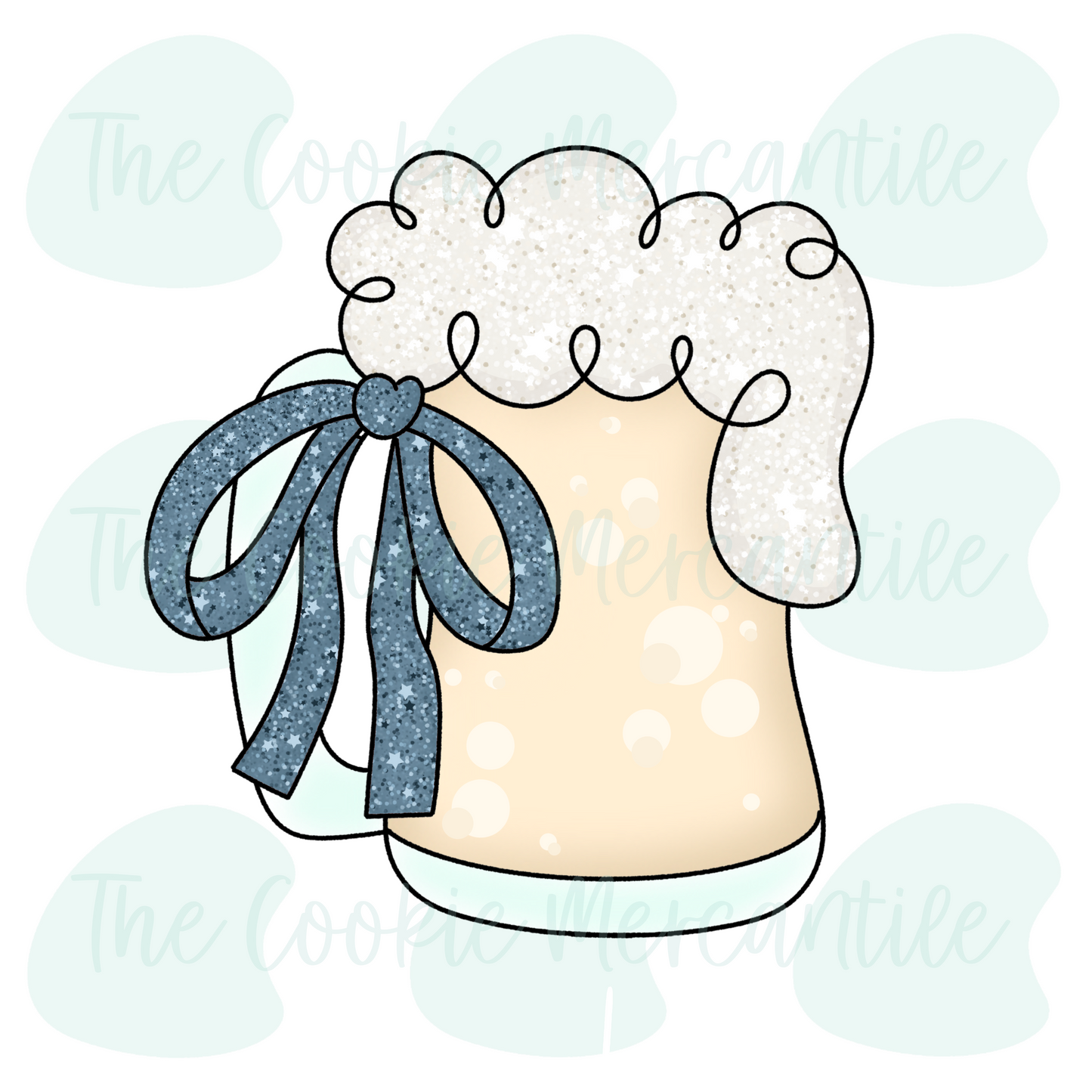 Cheesy Pizza & Coquette Beer Mug [We go together like] - Cookie Cutter