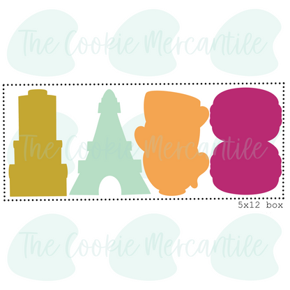 Paris Stick Set - Cookie Cutters