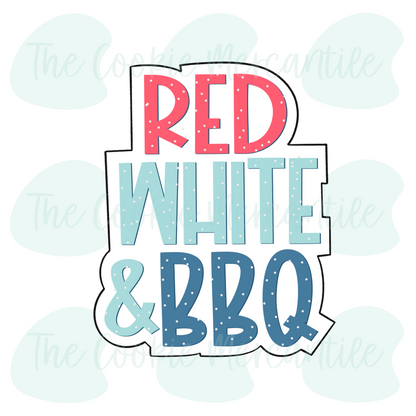 Hotdog & Red White & BBQ 2 Piece Set - Cookie Cutter