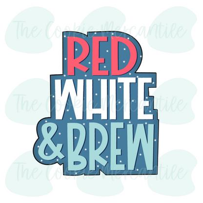 Eagle Latte & Red White & Brew 2 Piece Set - Cookie Cutter