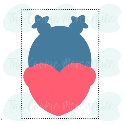 Eagle Heart 2 Piece Set - Cookie Cutter