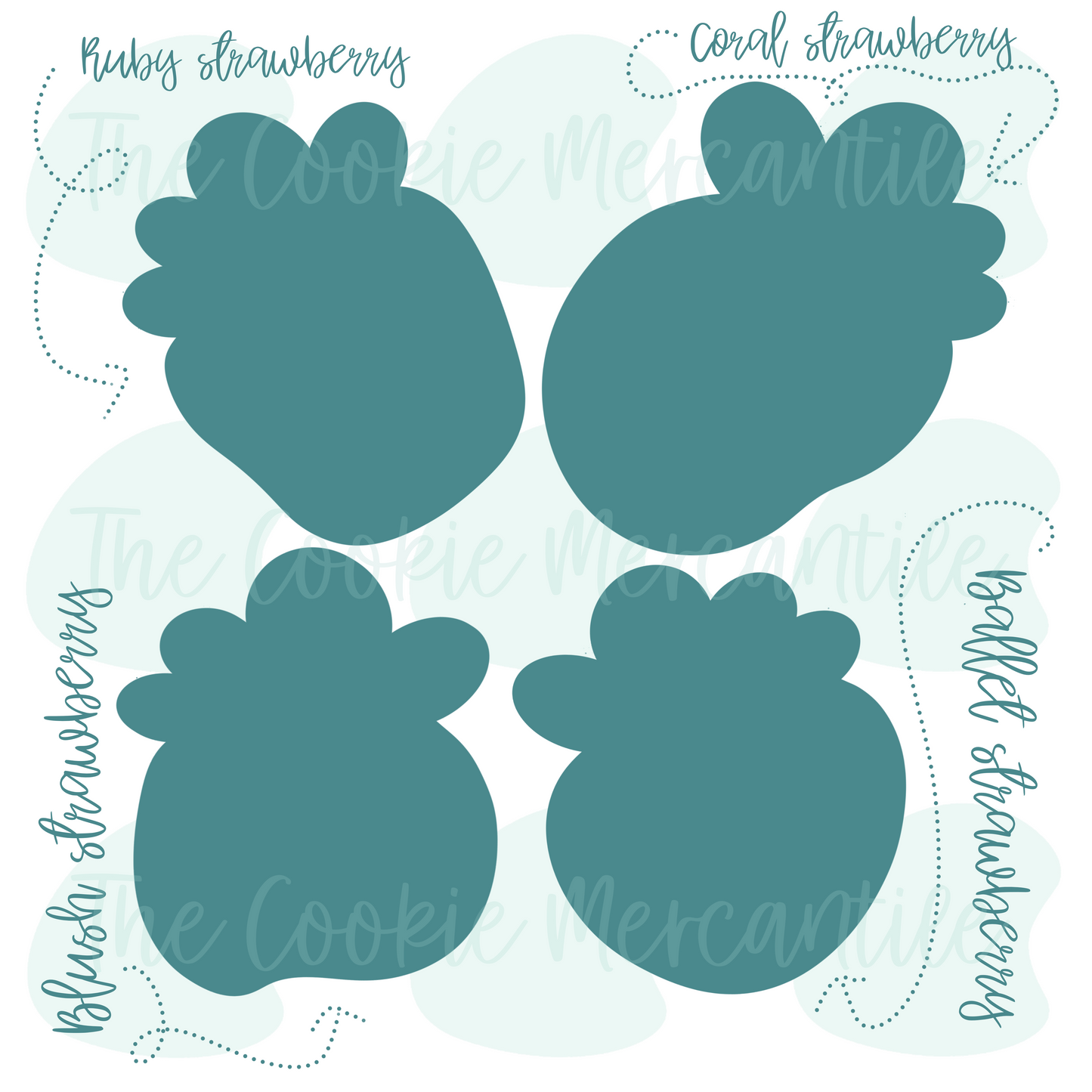 Sweet Strawberries 2026 - Cookie Cutters