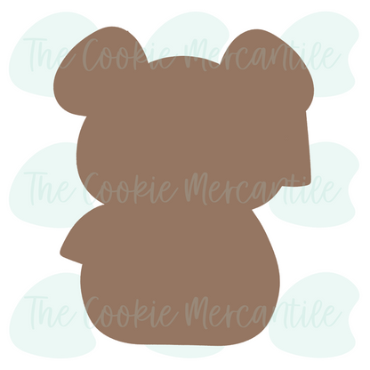 Mummy Bear 2 Piece Set - Cookie Cutter