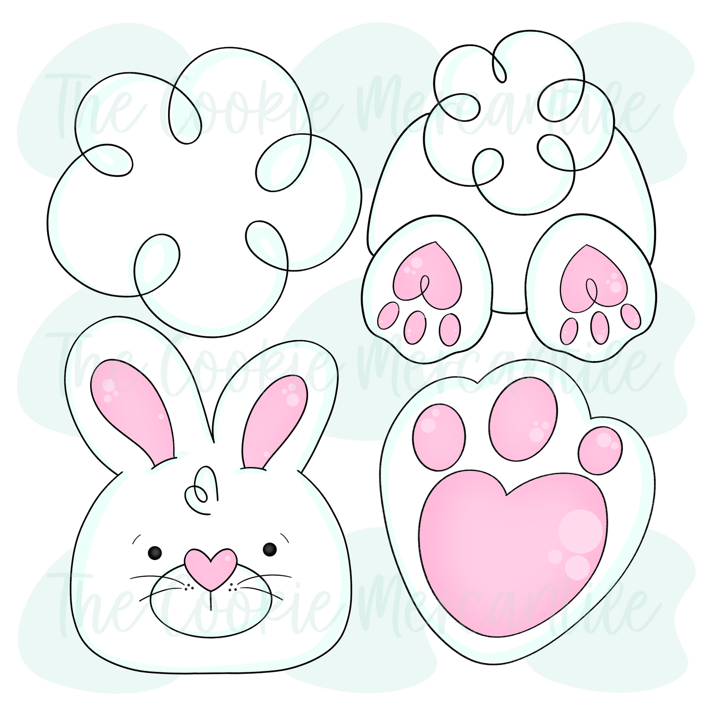 Bunny Set 2026 - Cookie Cutters