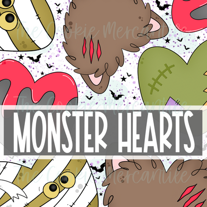 Monster Hearts - Cookie Cutter