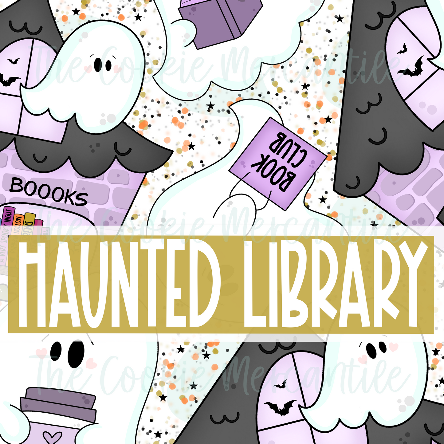 Haunted Library - Cookie Cutter