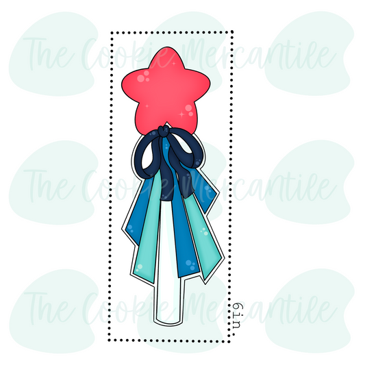 Skinny Star Cookie Pop Stick  - Cookie Cutter