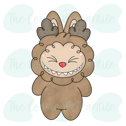 Reindeer Fluffy Monster - Cookie Cutter