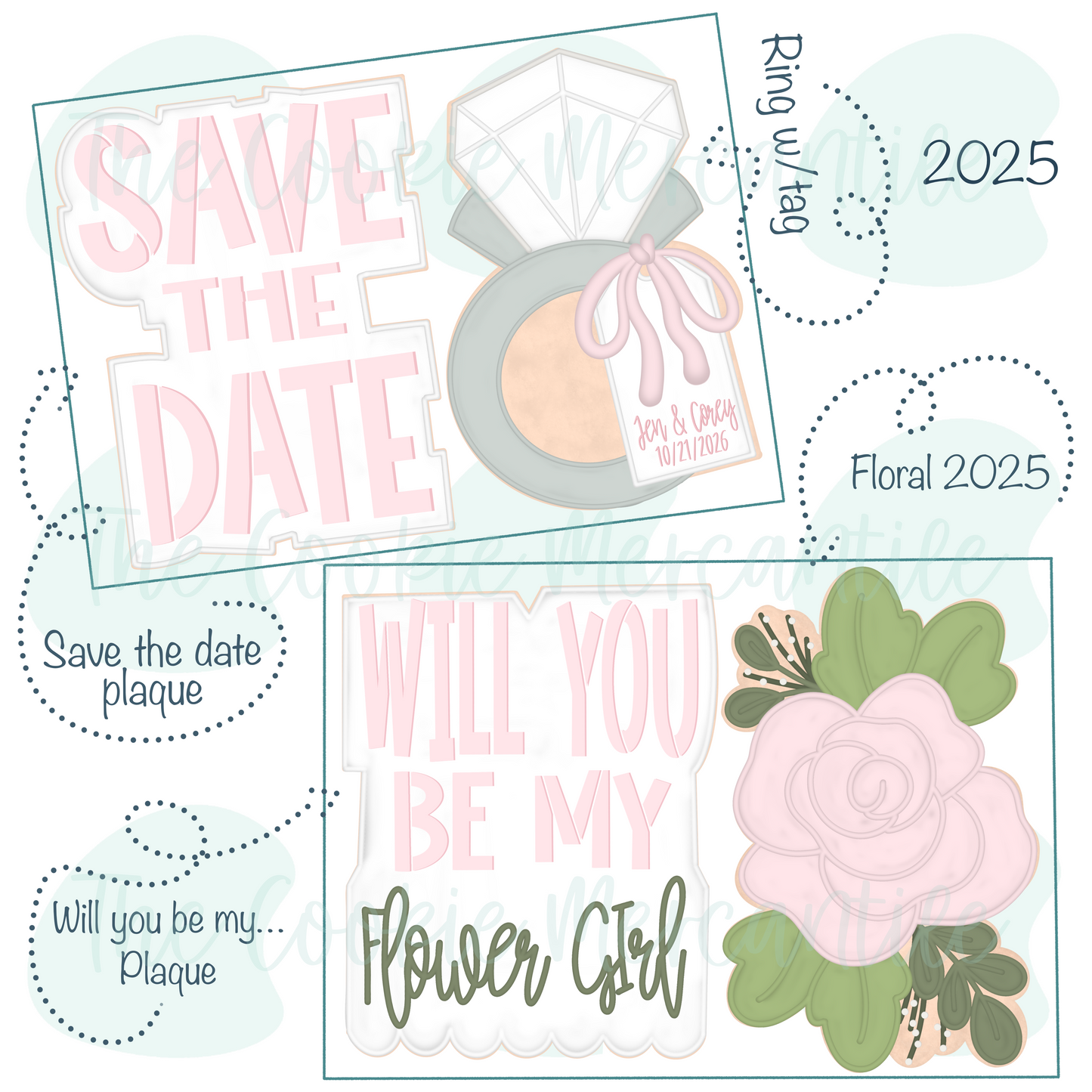 Wedding Party Collection - Cookie Cutter