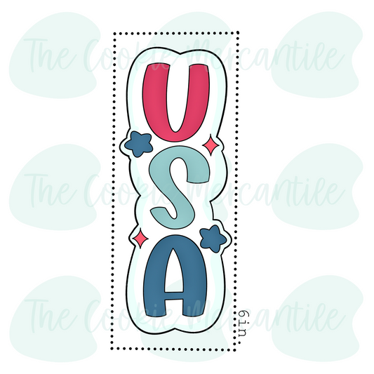 Skinny USA Stick 6 Inch - Cookie Cutter
