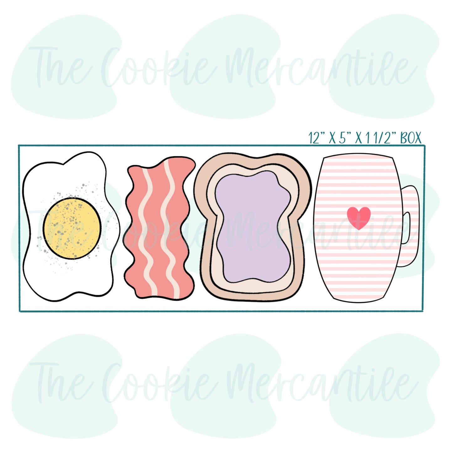 Breakfast [Coffe cup] Stick Set  -  Cookie Cutter