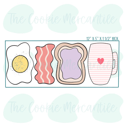 Breakfast [Coffe cup] Stick Set  -  Cookie Cutter