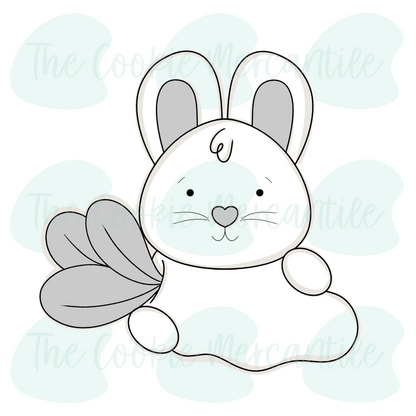 Bunny Carrot plaque 2026  - Cookie Cutter