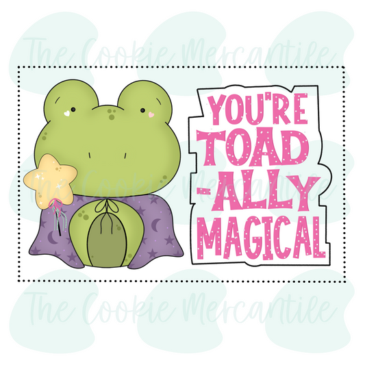 You're Toadally Magical 2 Piece Set - Cookie Cutter