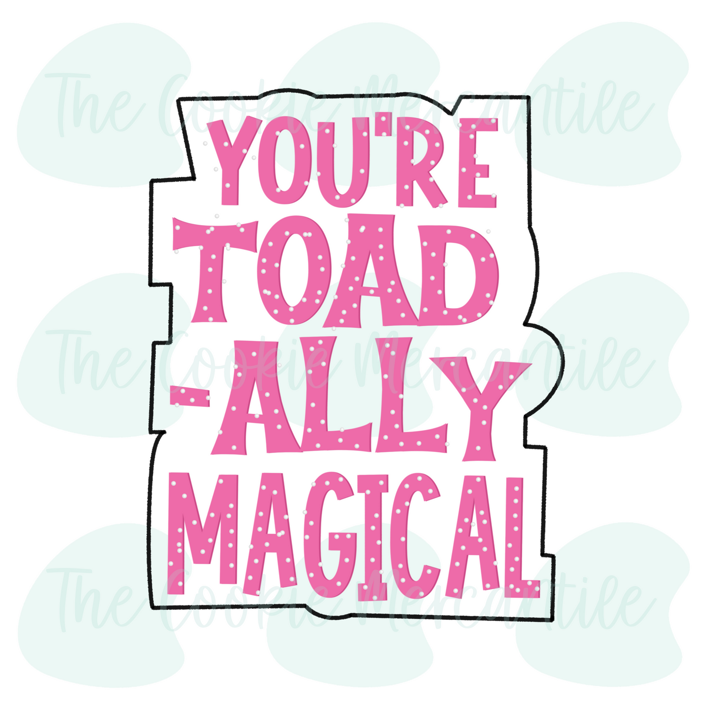 You're Toadally Magical 2 Piece Set - Cookie Cutter