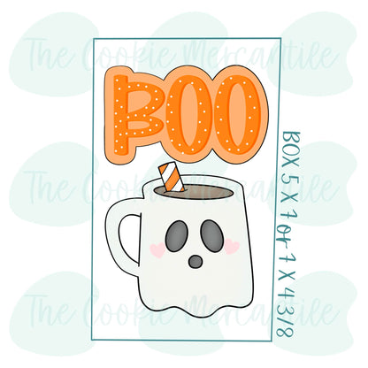 Boo and Spooky Coffee 2 Piece Set - Cookie Cutter