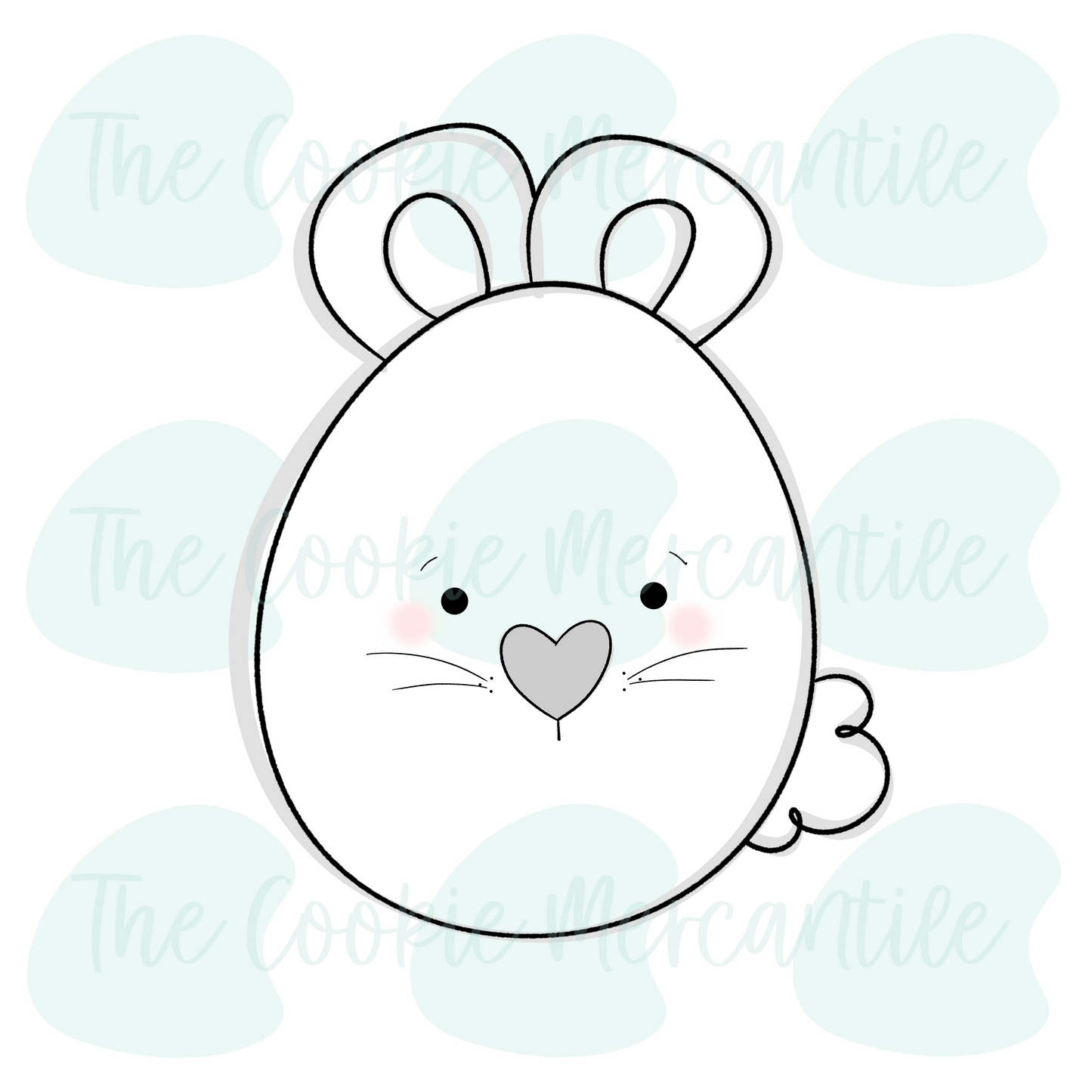 Bunny - You've been egged 2 Piece Set - Cookie Cutter