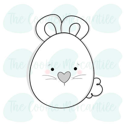 Bunny - You've been egged 2 Piece Set - Cookie Cutter