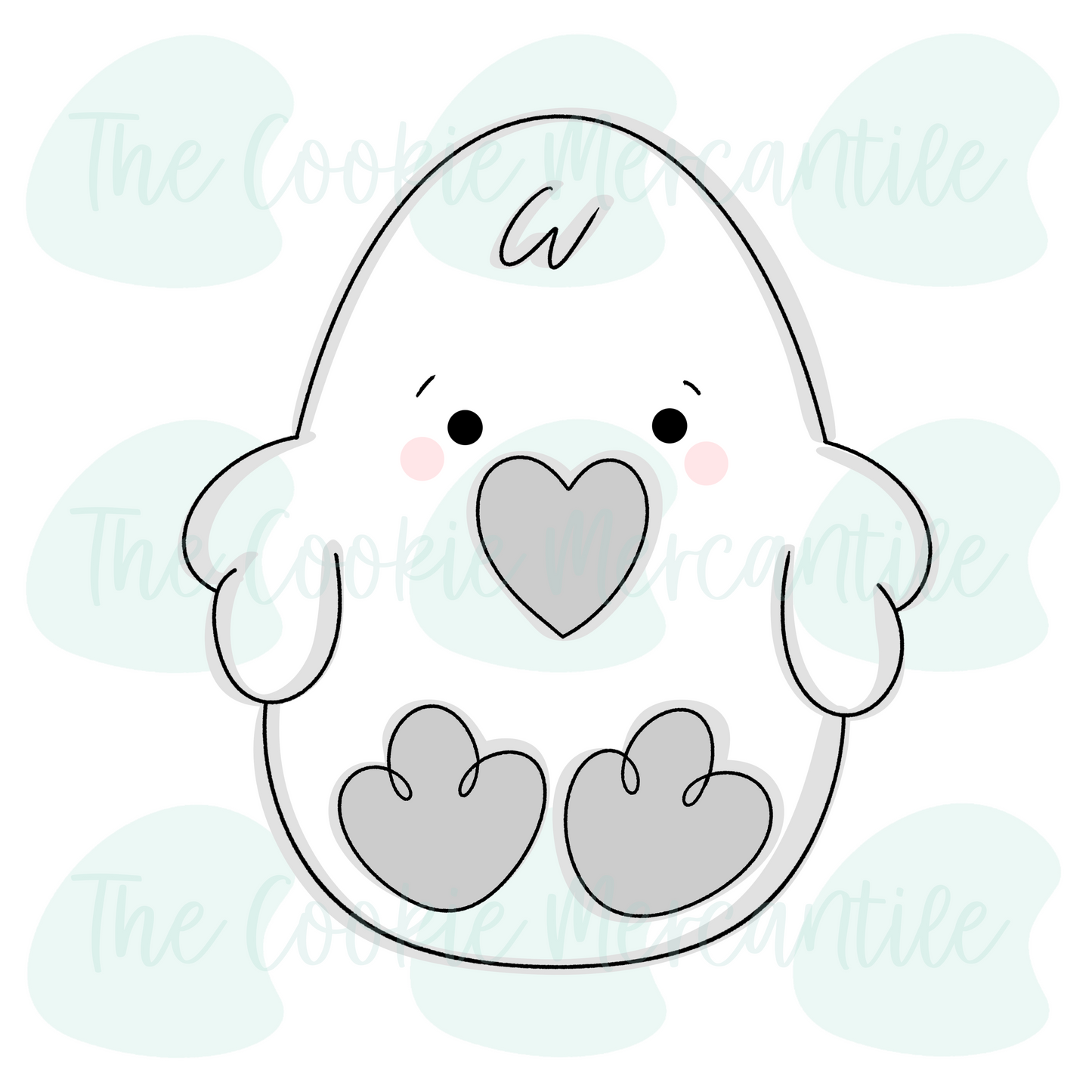 Chick- You've been egged 2 Piece Set - Cookie Cutter