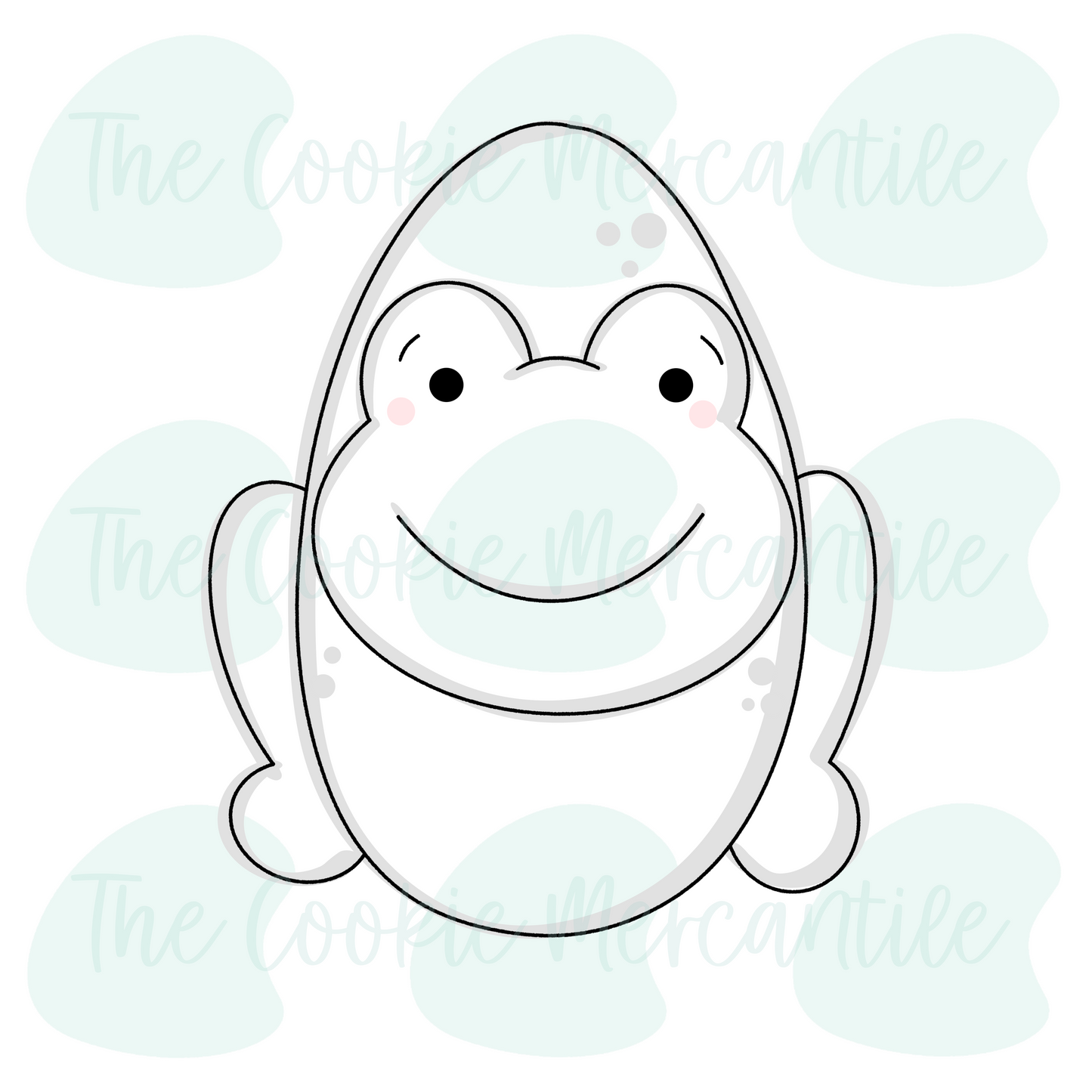 Frog - You've been egged 2 Piece Set - Cookie Cutter