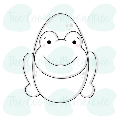 Frog - You've been egged 2 Piece Set - Cookie Cutter