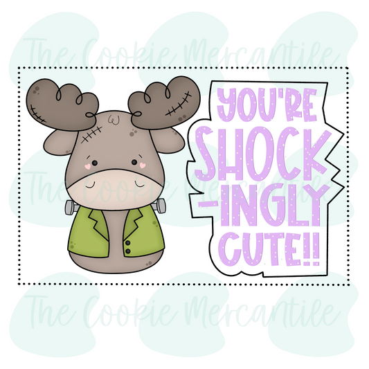 Frankenstein Moose 2 Piece Set - Cookie Cutter