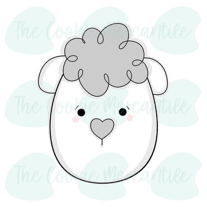 Lamb - You've been egged 2 Piece Set - Cookie Cutter