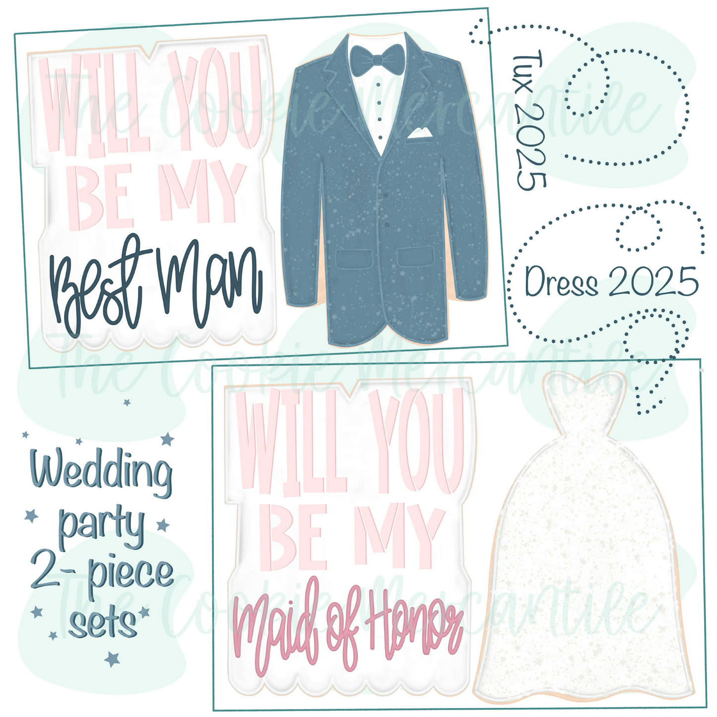 Wedding Party Collection - Cookie Cutter