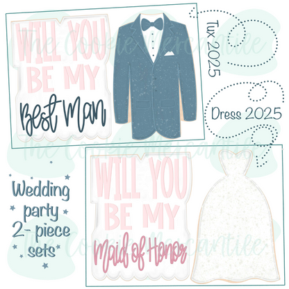 Wedding Party Collection - Cookie Cutter