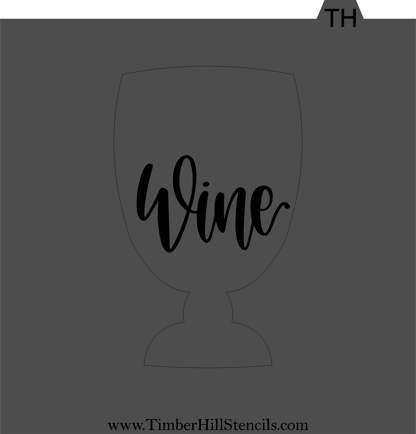 Wine- Stencil