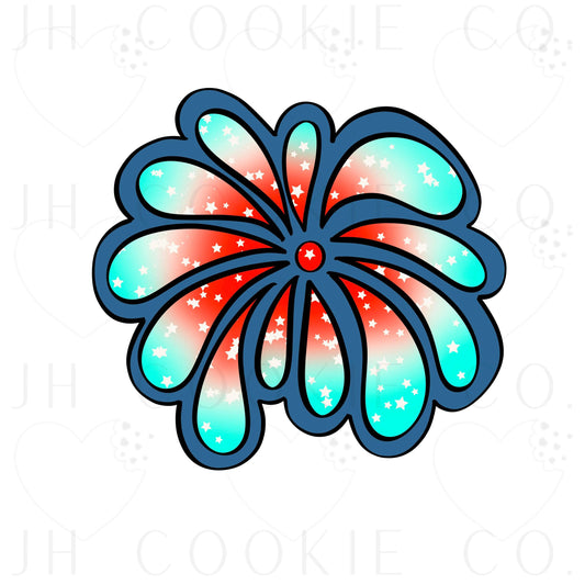 Chubby Firework  - Cookie Cutter