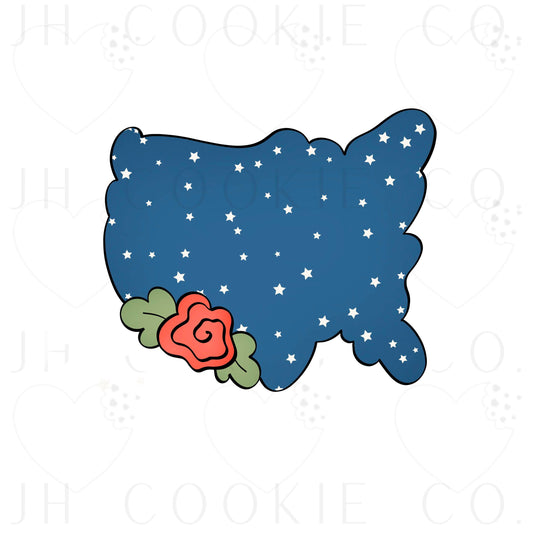 Rosette United States - Cookie Cutter