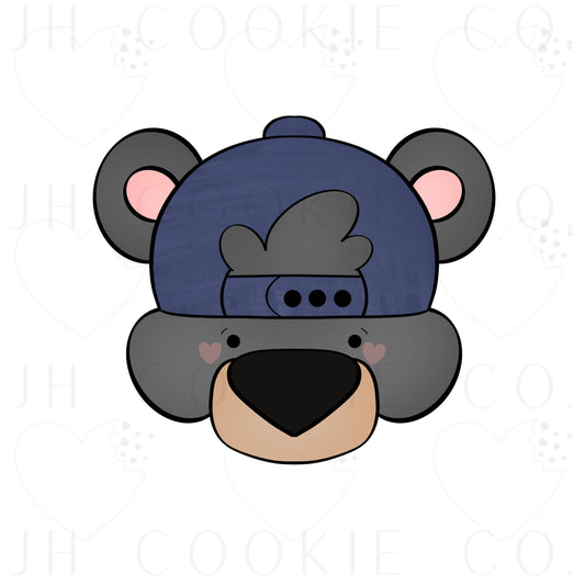 Papa Bear Face - Cookie Cutter